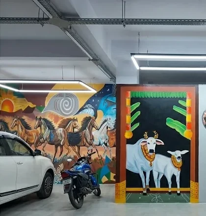 Garage Mural Makeover